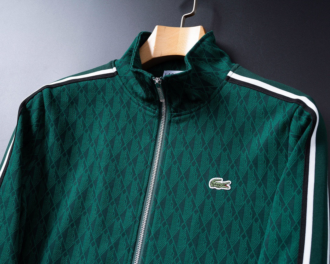 Lacoste Monogram Jacquard Tracksuit Set