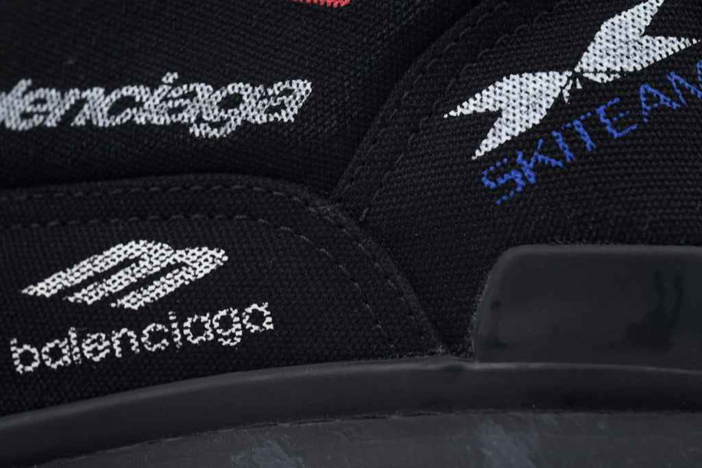 Balenciaga "Skiwear Logo" Combat Boots