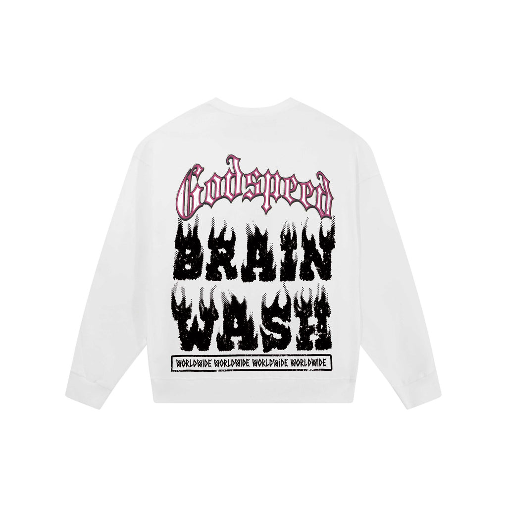 Godspeed "Brain Wash" Wissenschaftler-Rundhals-Sweatshirt