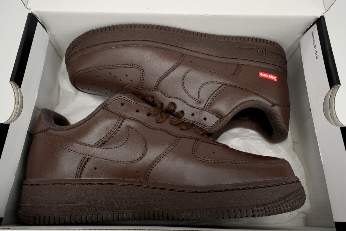 Nike Air Force 1 Low x Supreme "Baroque Brown”