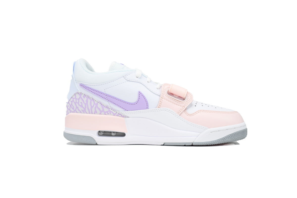 Jordan Legacy 312 Low White/Pink Bloom white/pink/purple pastel