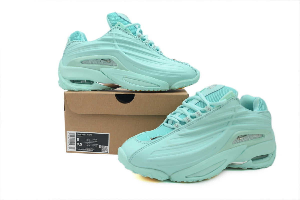 Nike Hot Step 2 x Drake NOCTA Mint Foam" Silver heel + shank, teal upper