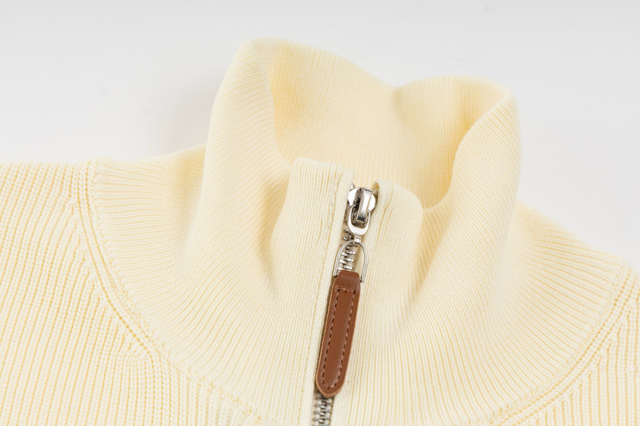 Hermès"H"Patch Zip-Up Knit Cardigan/Jacket
