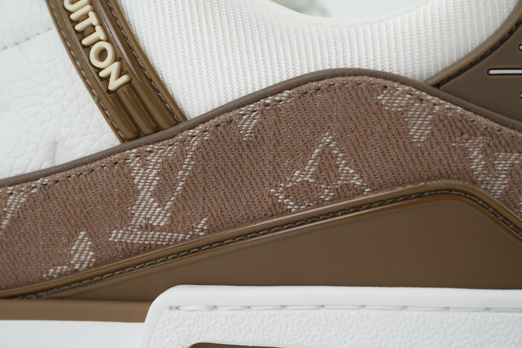 LV Trainers Brown Canvas