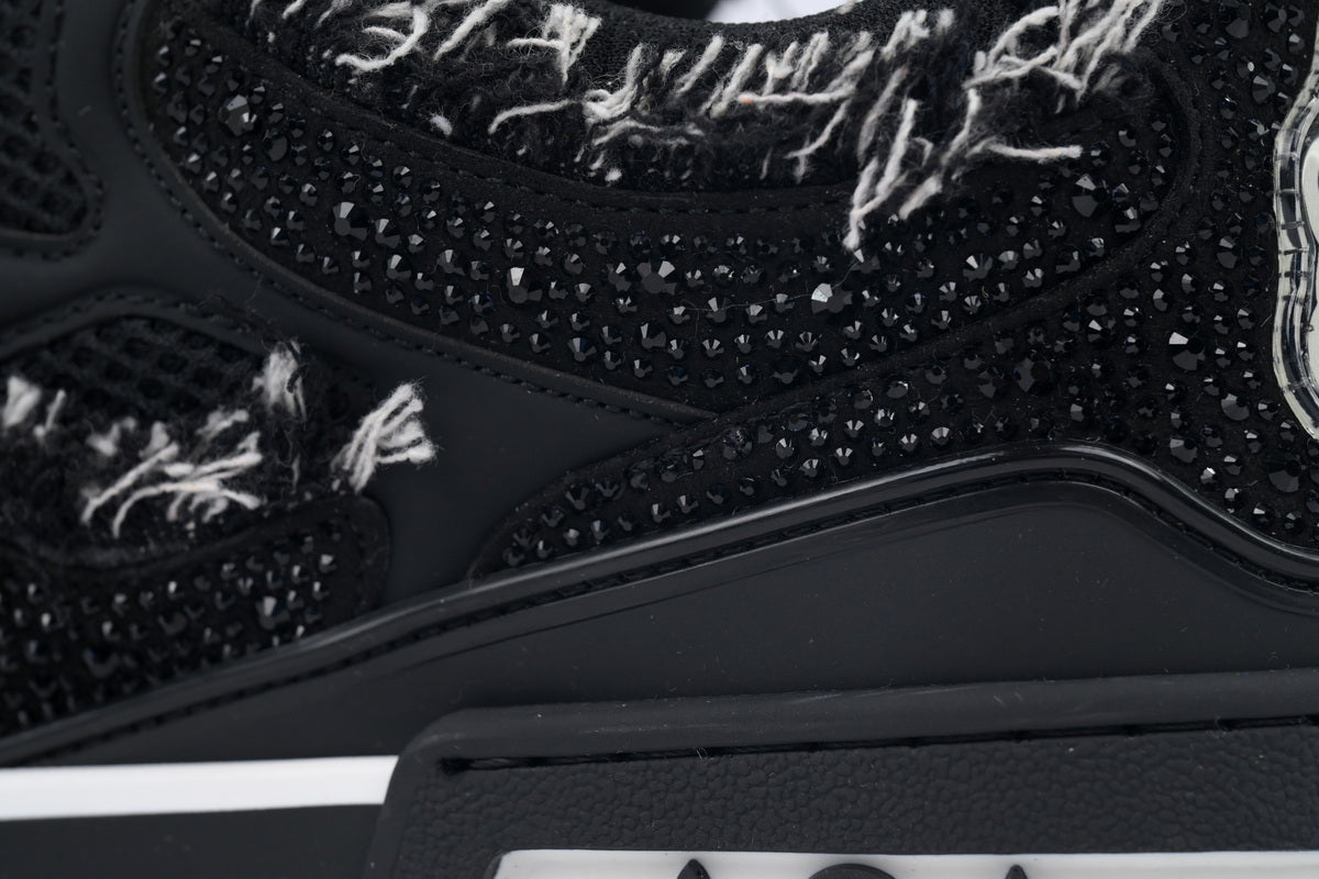Louis Vuitton LV Trainer Maxi "Black Crystal”