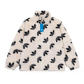 Addias Originals Monogram Sherpa Fleece Zip-Up Jacket