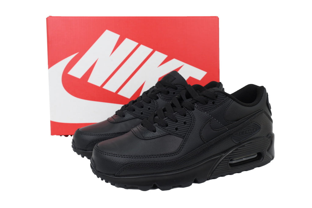 Nike Air Max 90 Leather Triple Black"
