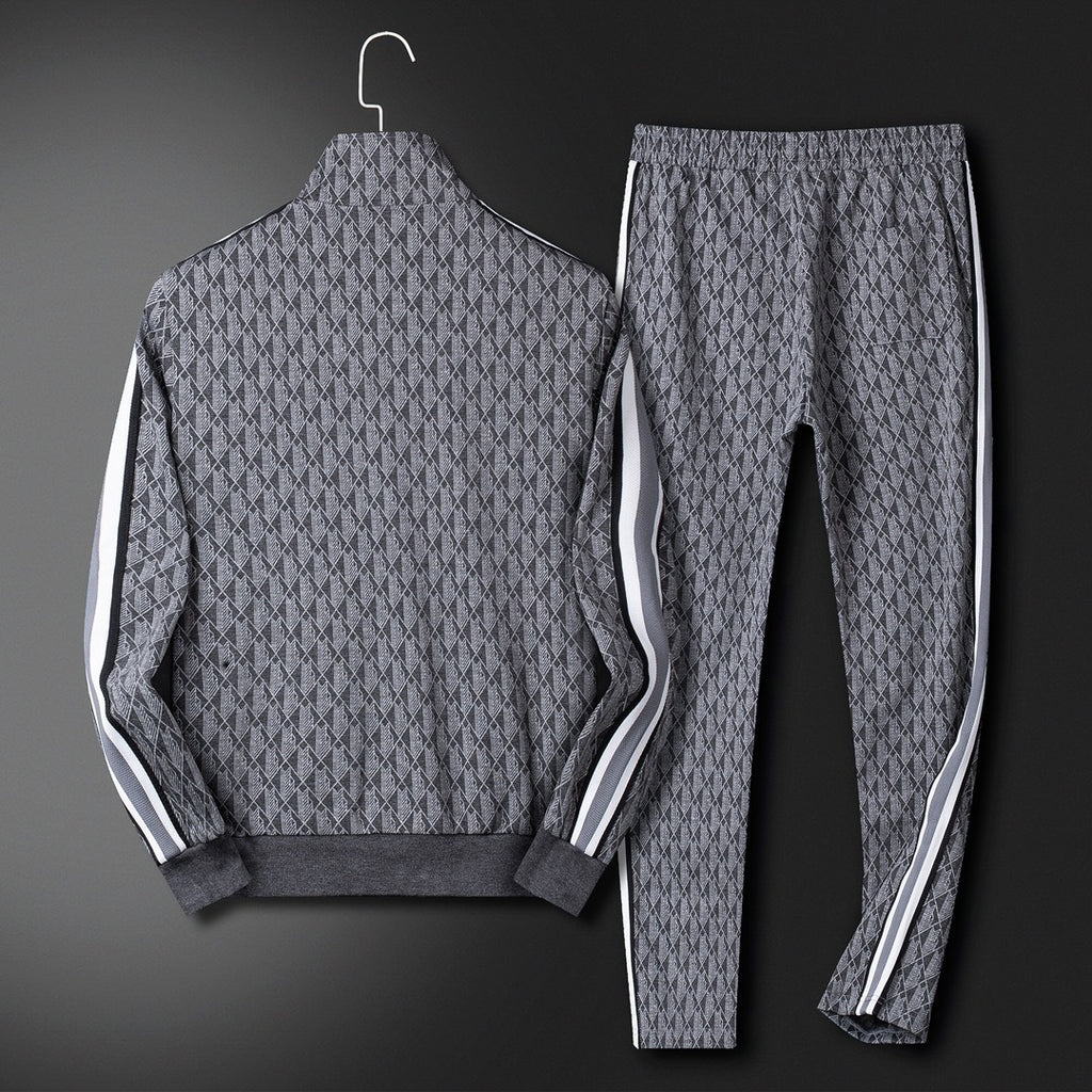 Lacoste Monogram Jacquard Tracksuit Set