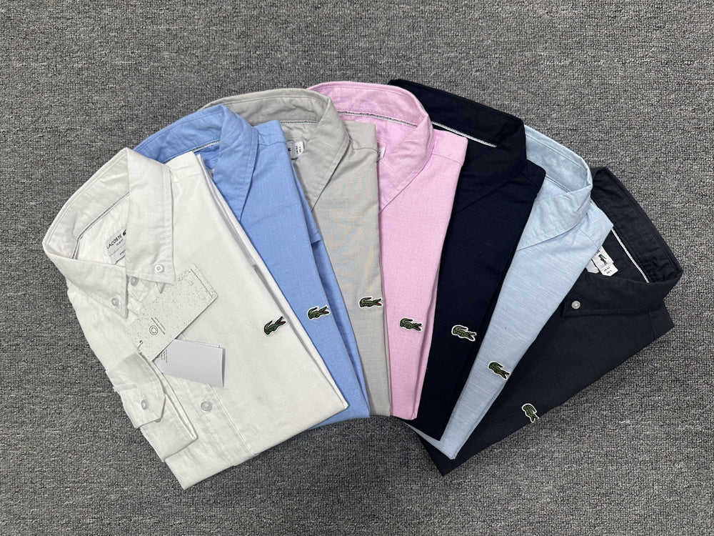 Lacoste Classic Fit Oxford Button-Down Shirt - Long Sleeve