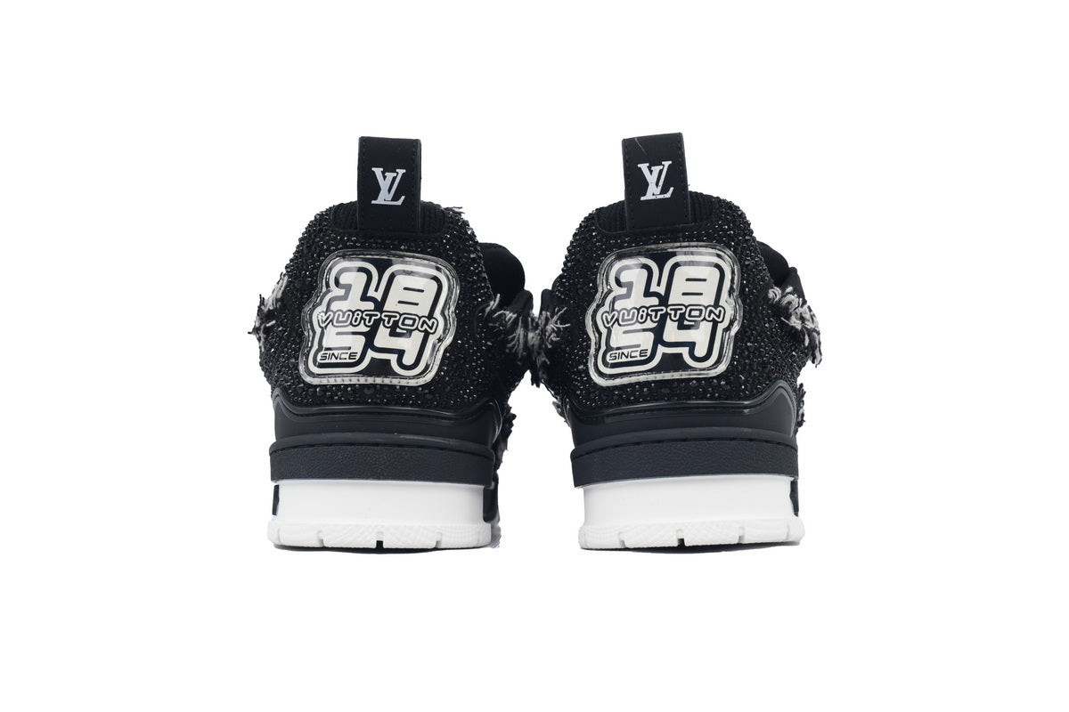 Louis Vuitton LV Trainer Maxi "Black Crystal”