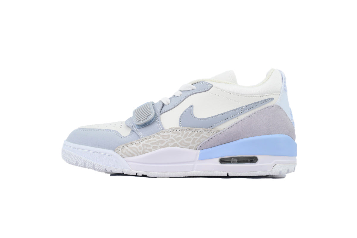 Jordan Legacy 312 Low Hydrogen Blue/Football Grey white/grey/blue pastel