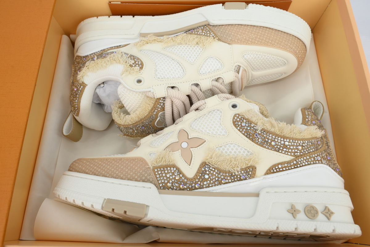 Louis Vuitton LV Trainer Maxi "Beige Crystal”