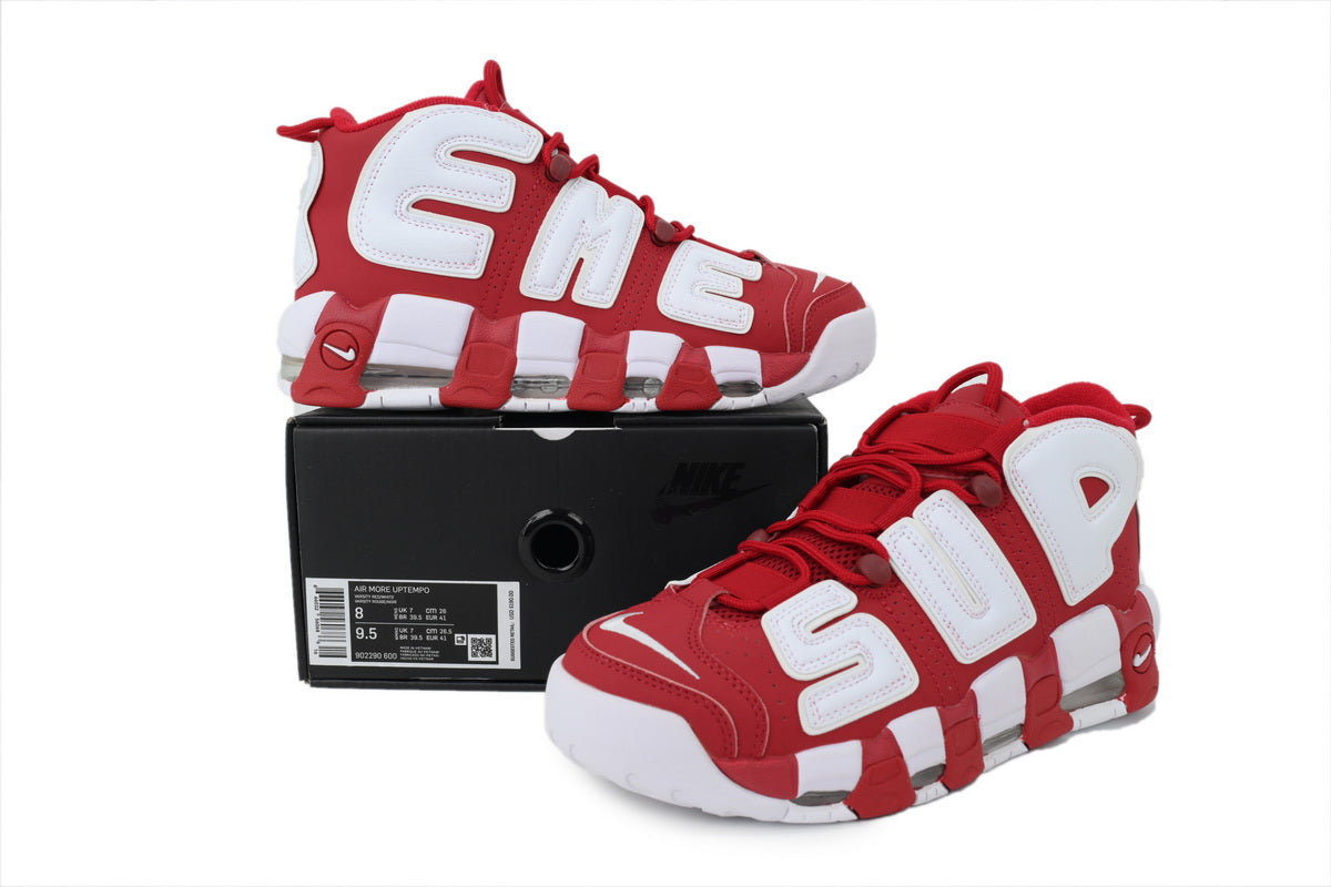 Air More Uptempo x Supreme "Red" 2017