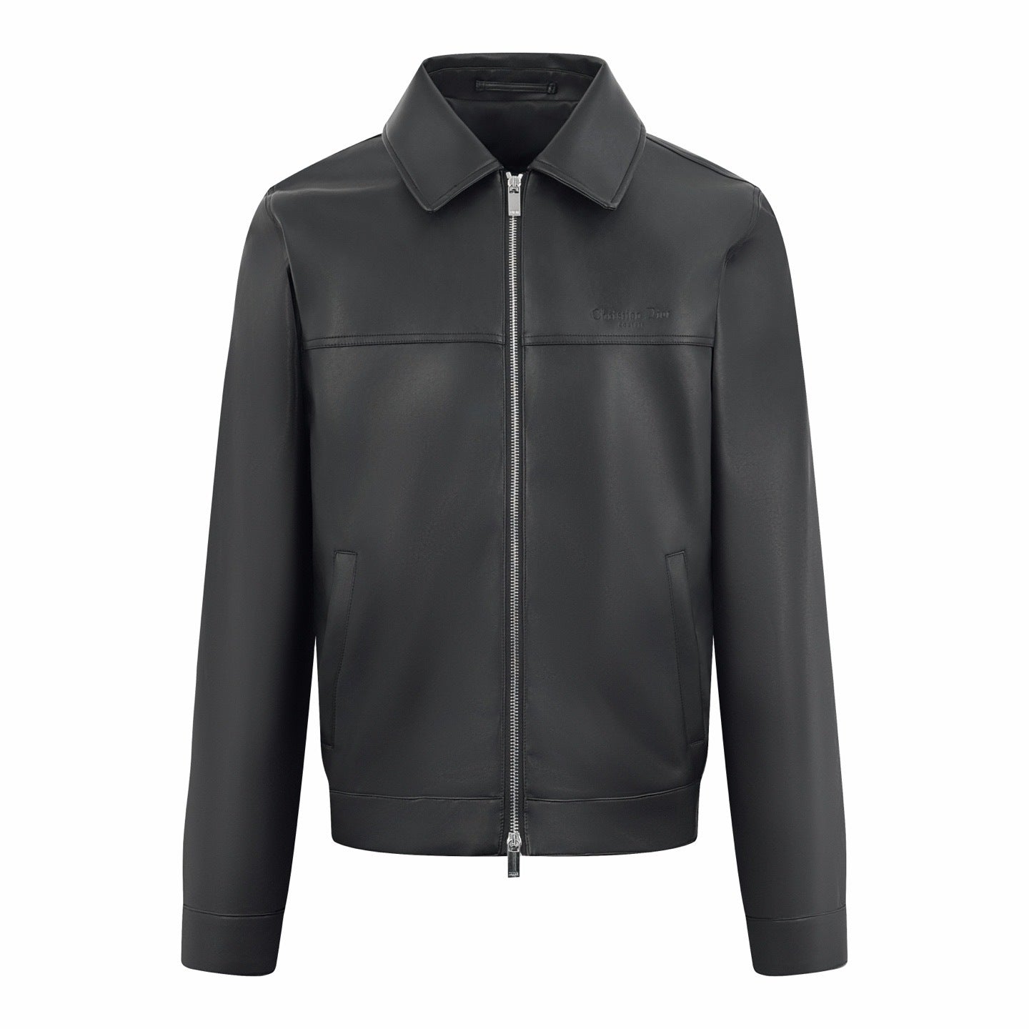 Dior Men "Cannage" Leather + Quilted Jacket