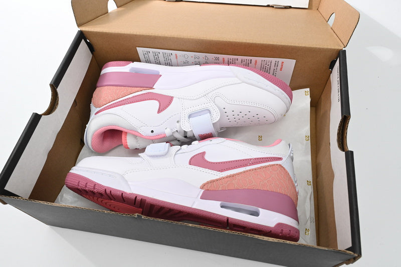Jordan Legacy 312 Low White/Desert Berry white/pink/dusty rose